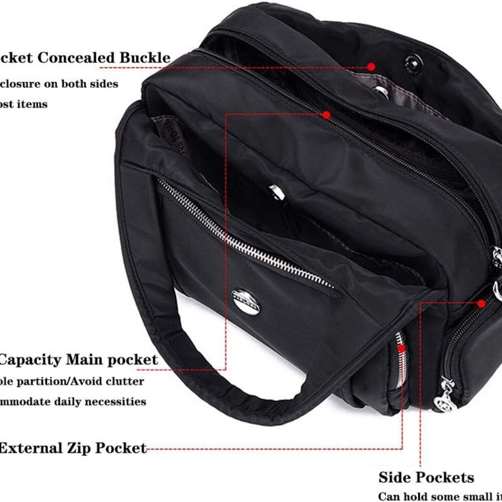 Versatile Lightweight Crossbody Bag - Waterproof … - image 4